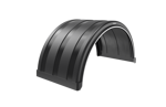 Polyethylene fenders, semicircular, heavy duty