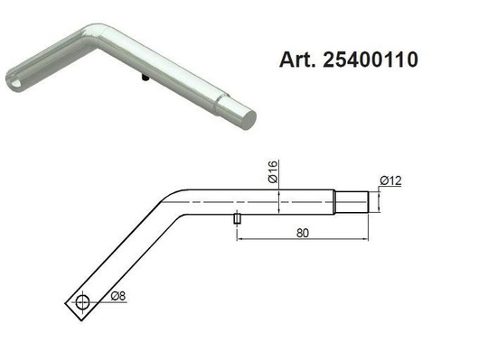 Tipping ball end set ⌀ 50