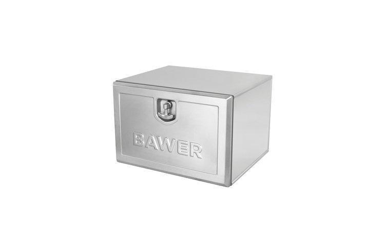 Skrzynka narzędziowa stal nierdzewna + aluminium Basic Bawer E4 150 max obciążenie 60kg