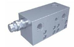 Single flanged passage valves