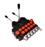 Hydraulik-steuerventil 5-teilig 80l 2x Joystick 1x PRESKO Hebel