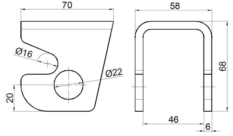 Scharnierhalter 15162720