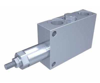 Single through-valve