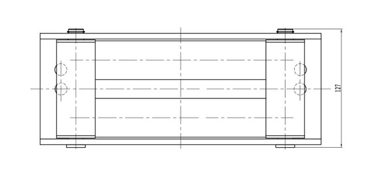 Roller wire rope guide, 9500-1500 LBS winch rollers 