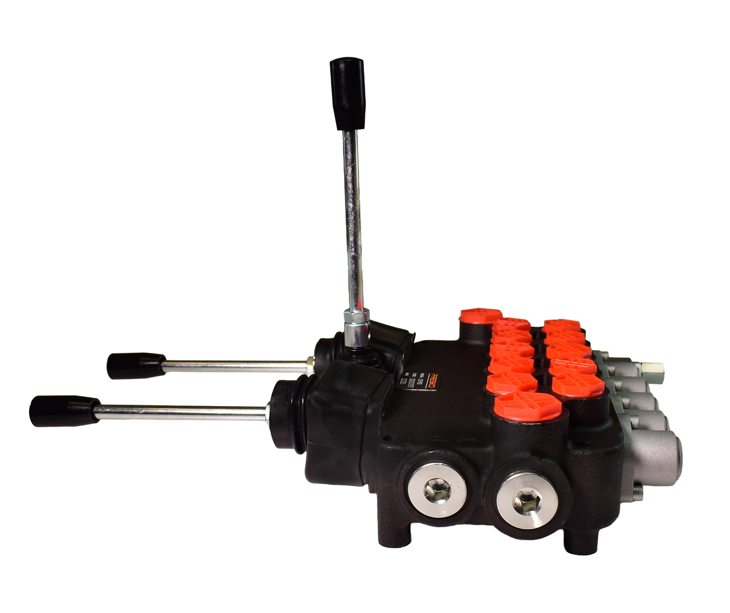 Hydraulik-steuerventil 5-teilig 80l 2x Joystick 1x PRESKO Hebel