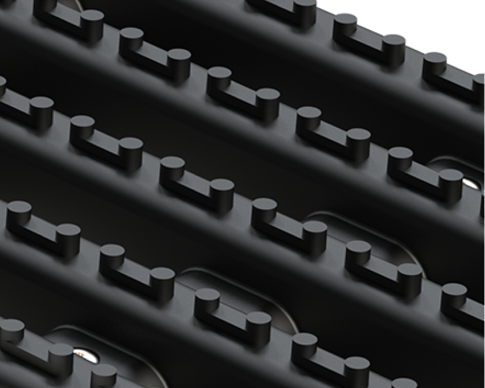 Footstool for VAN PEDDY van with towbar mounting option 3-piece black