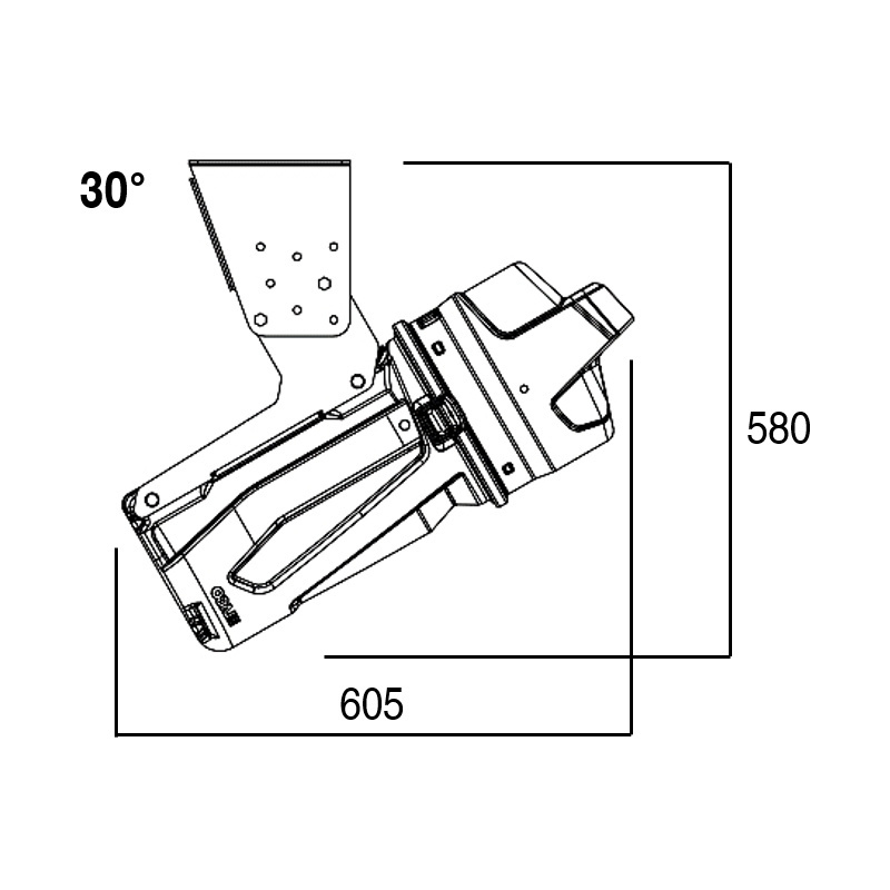 LAGO fire extinguisher box + mounting bracket