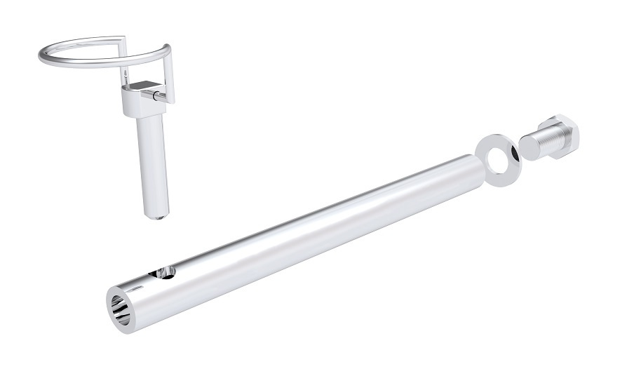 E53 wedge handle zinc plated steel pin with pin