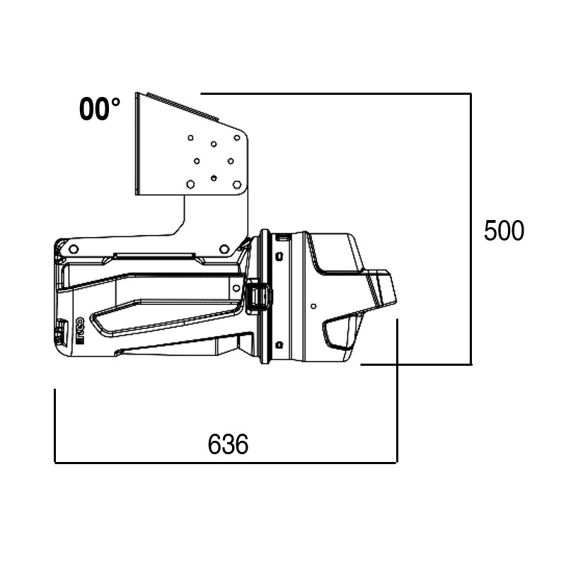 LAGO fire extinguisher box + mounting bracket