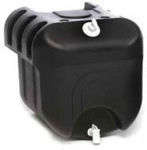Water tank 50 liters - black