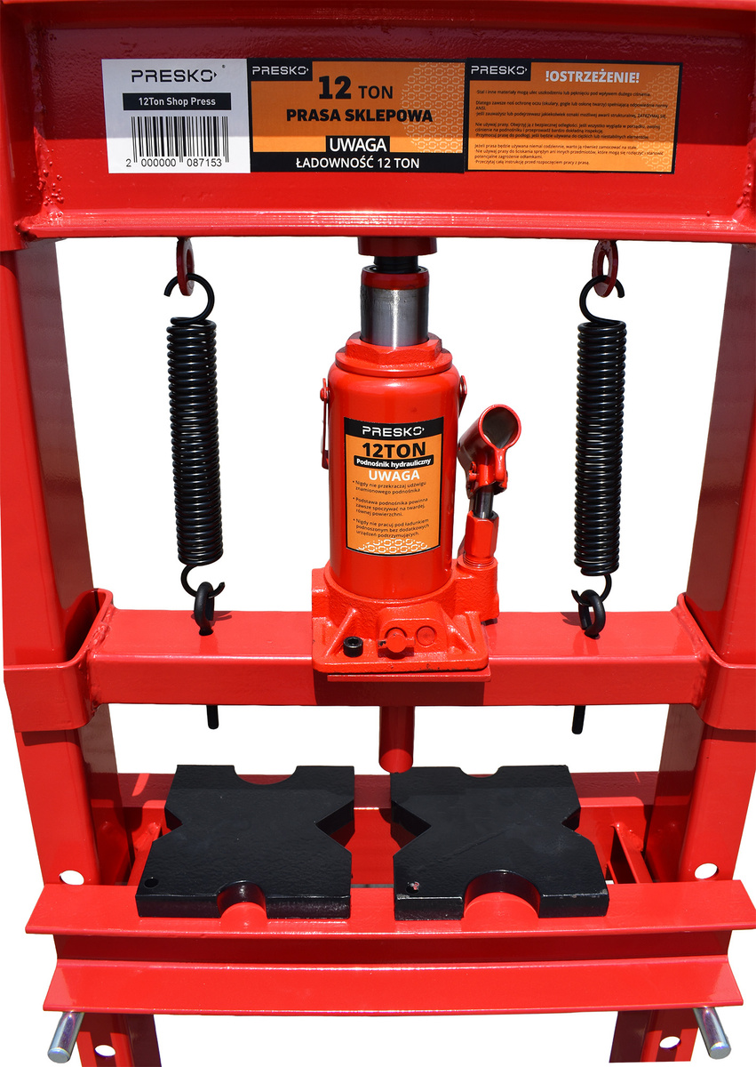 Shop Press workshop 12 T ton + set of prisms Original PRESKO
