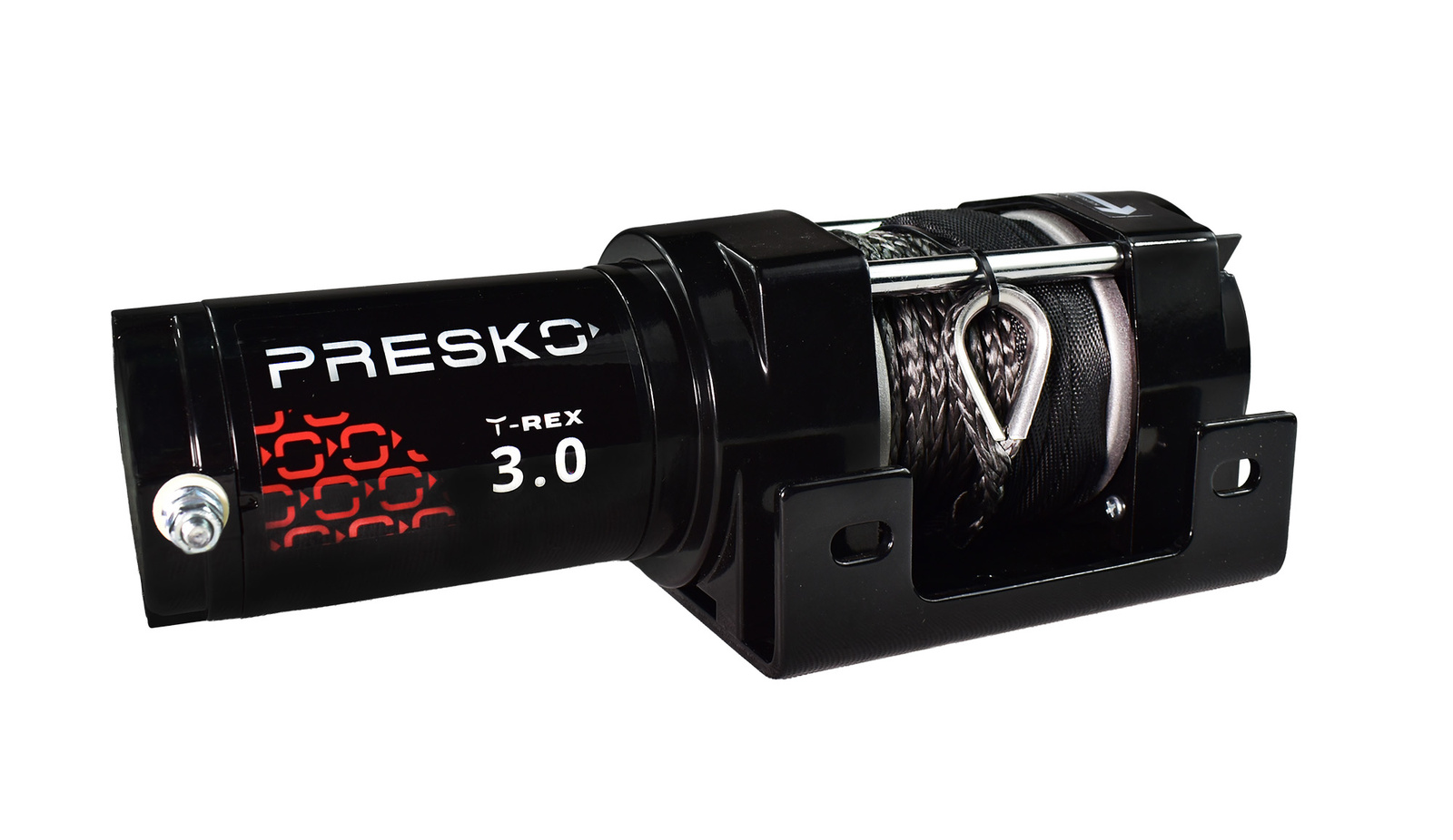 Wyciągarka PRESKO T-REX3.0S 12V 1360kg QUAD PŁUG ATV UTV LINA SYNTETYCZNA