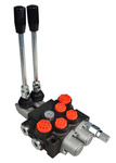 PRESKO Hydraulic Directional Control Valve, 2-way, 40 l, with one regular section and one plunger section