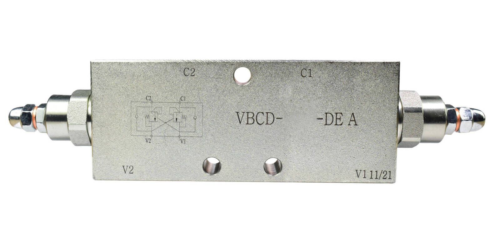 Zawór hydrauliczny bliźniaczy overcenter  1/2"