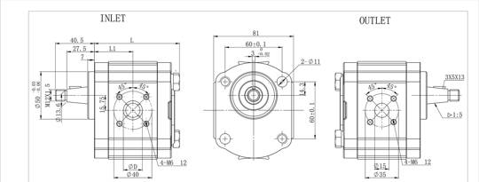 Pompa hydrauliczna zębata 0510615314